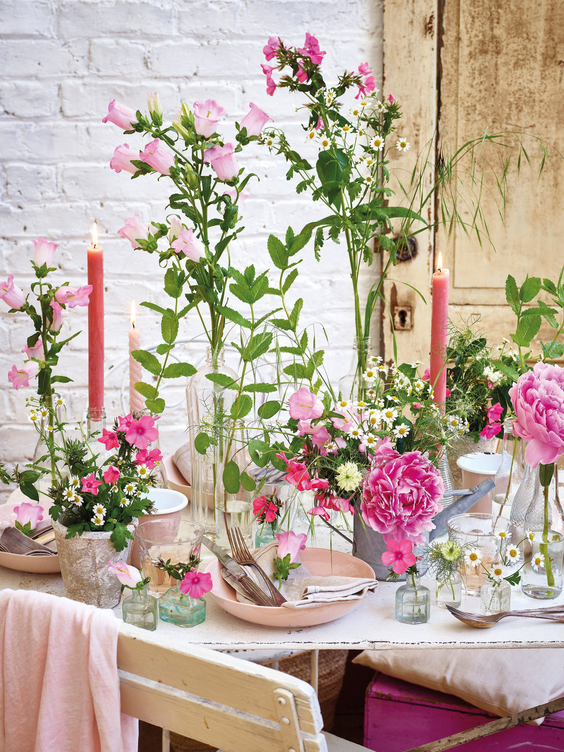 Summer Garden Tablescape