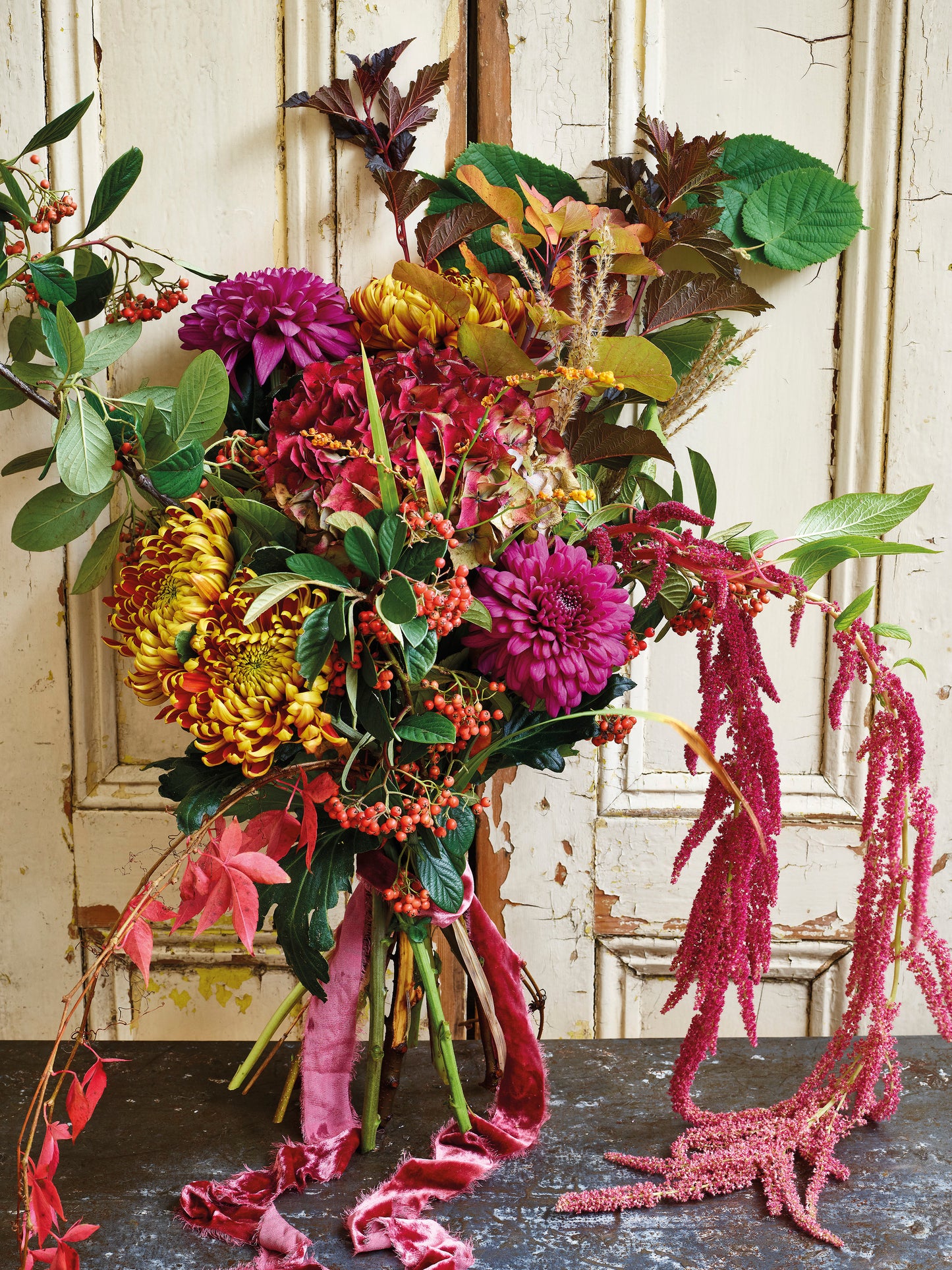 'Autumn Musings Bouquet' Greetings Card