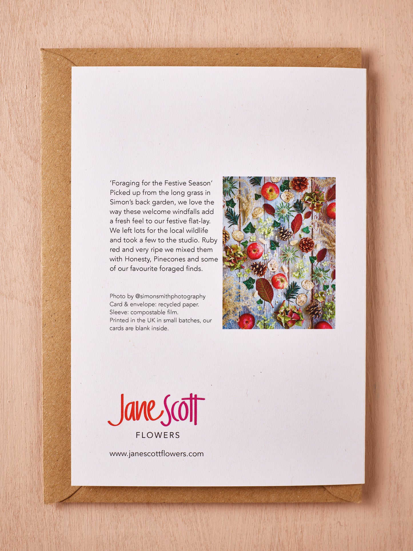 'Foraging for the Festive Season' Christmas Card