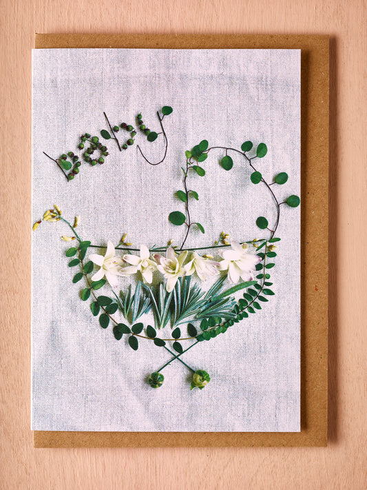 'Baby Buggy' Greetings Card