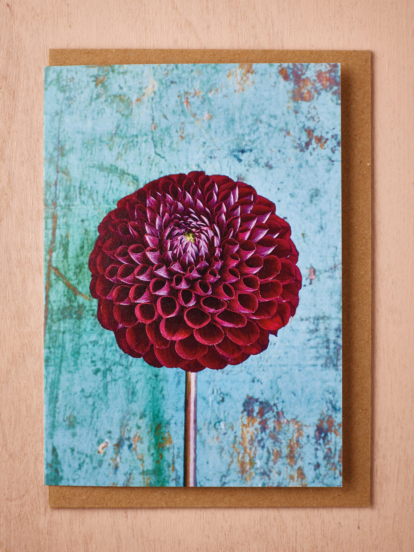 Set of 4 Garden Dahlia Cards