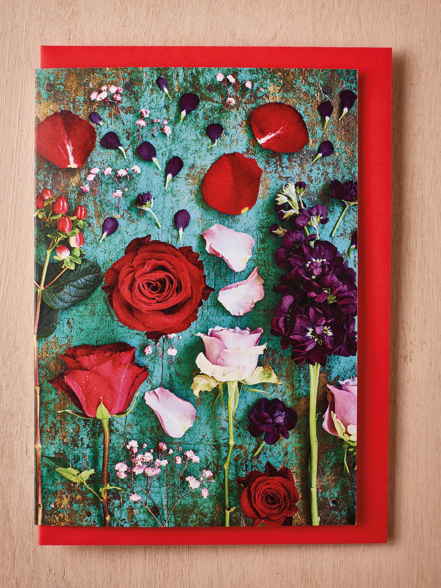 'Flowers of Love' Greetings Card