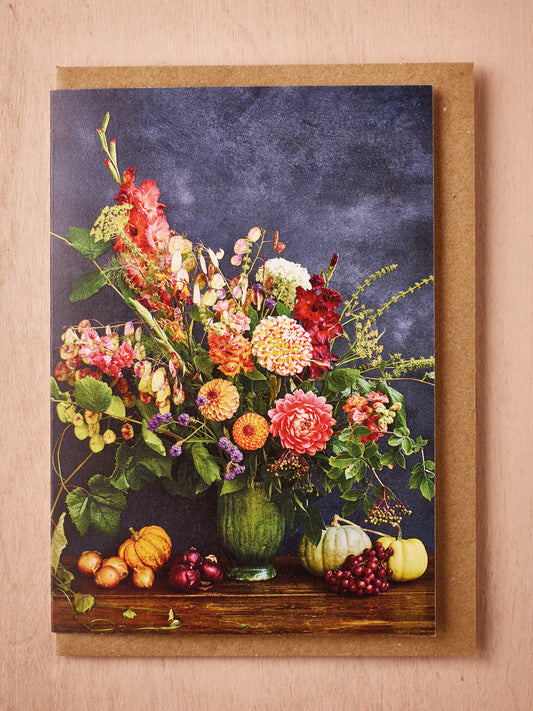 'Flowers and Fruit' Greetings Card