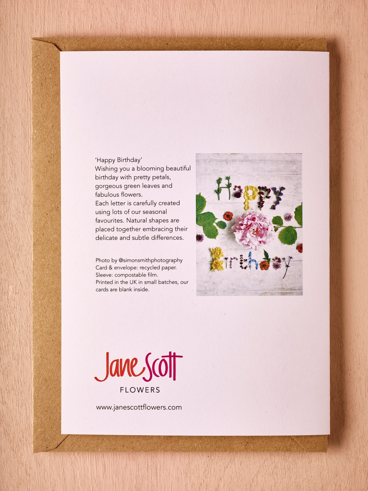 'Happy Birthday' Greetings Card