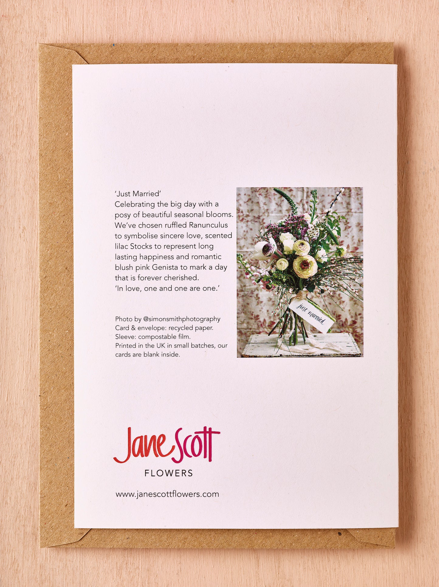 'Just Married' Card