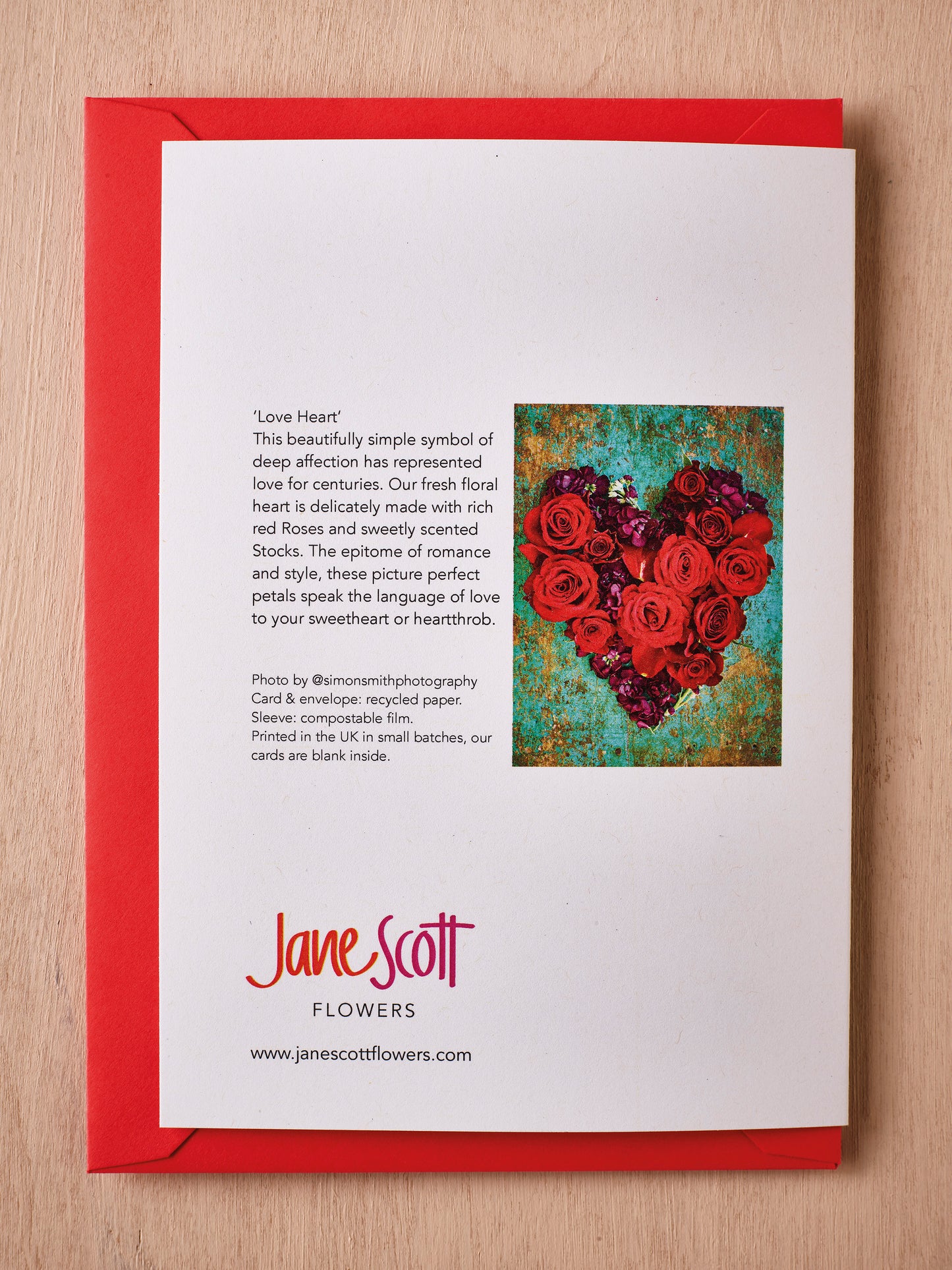 'Love Heart' Greetings Card