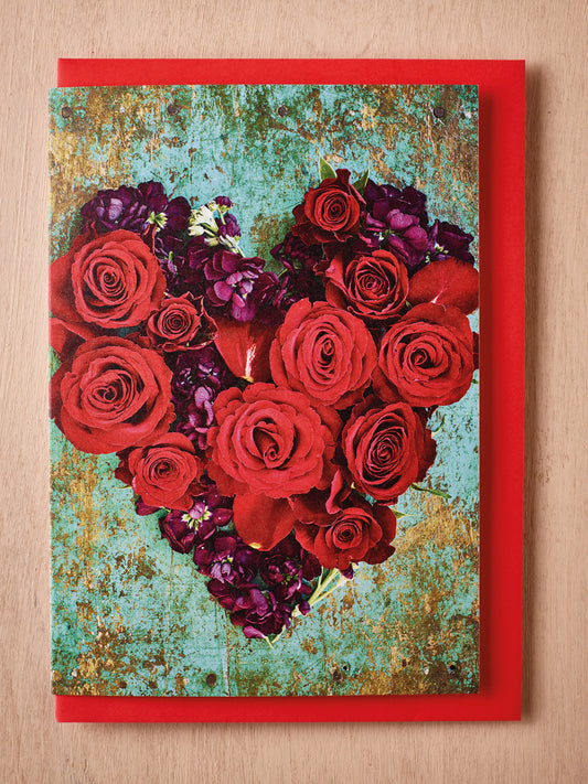 'Love Heart' Greetings Card