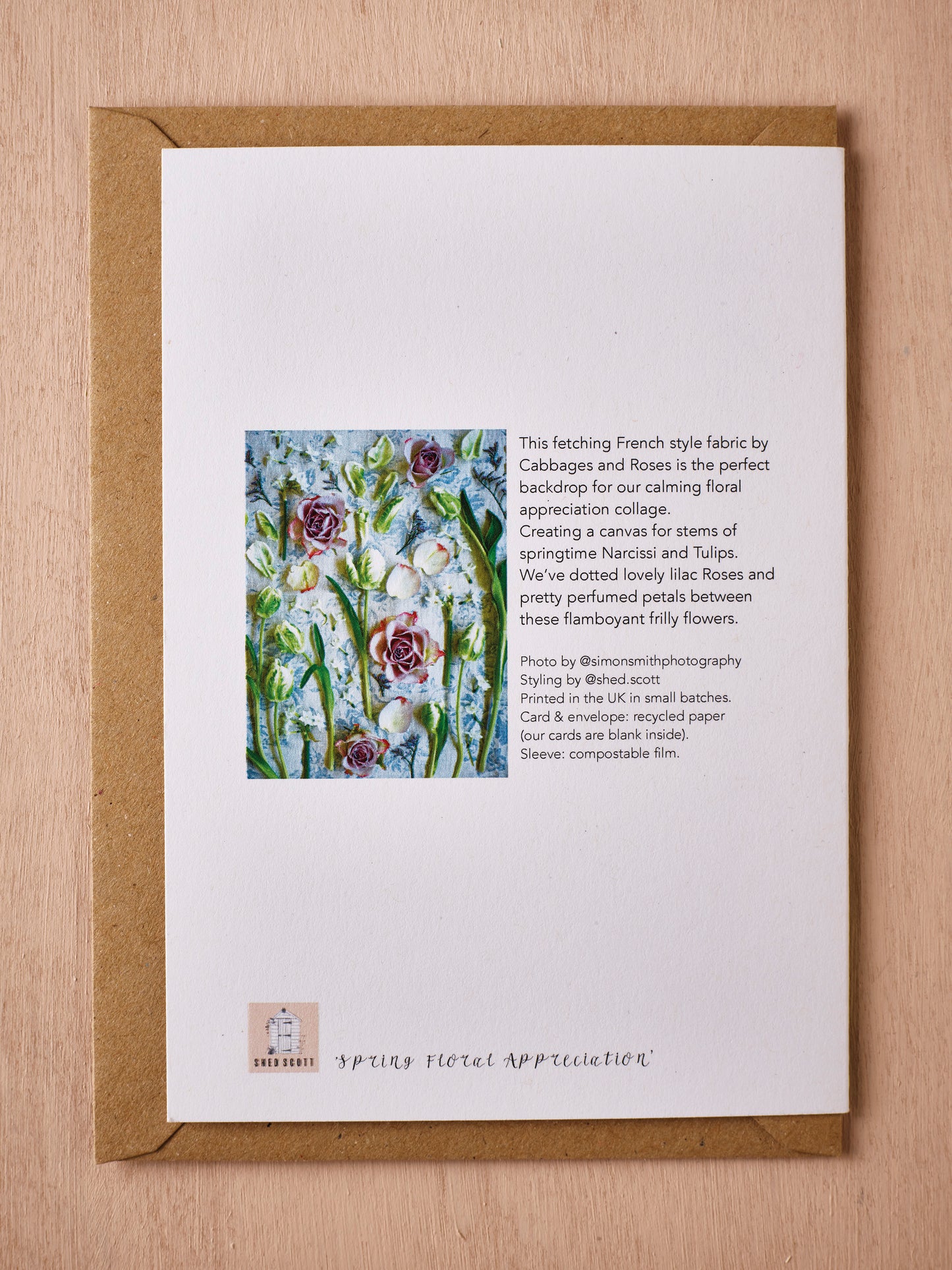 'Spring Floral Appreciation' Greetings Card