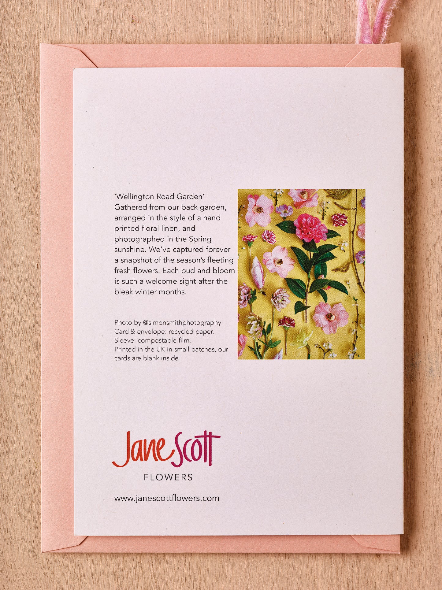 'Mother's Day Wellington Road Garden' Greetings Card