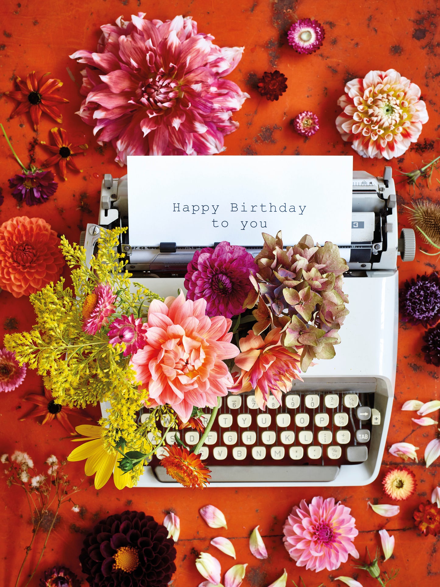 'Esme's Birthday Typewriter' Greetings Card