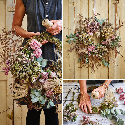 Dried Flower Wreath Workshop - Saturday 6th September 2025