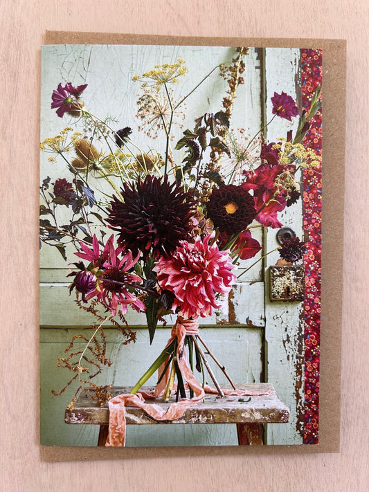 'Brocante Bouquet' Greetings Card