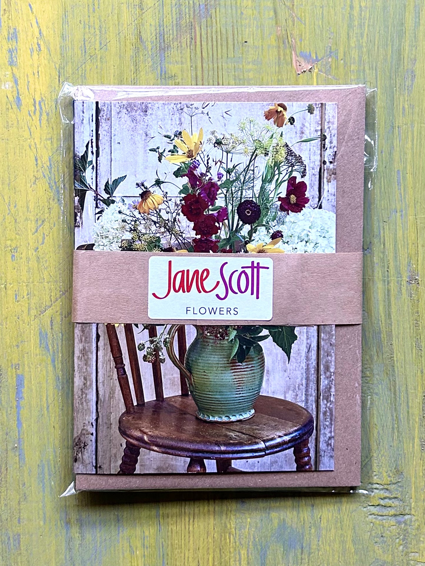 Set of 4 Painterly Petal Cards