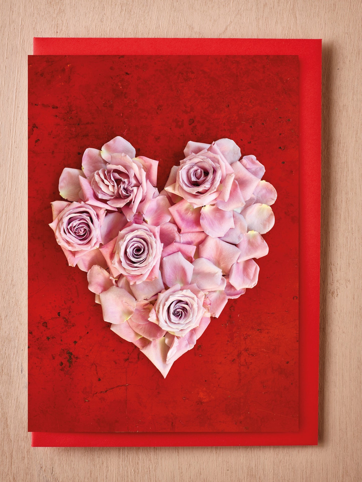 'Rose Love Heart' Valentine Card