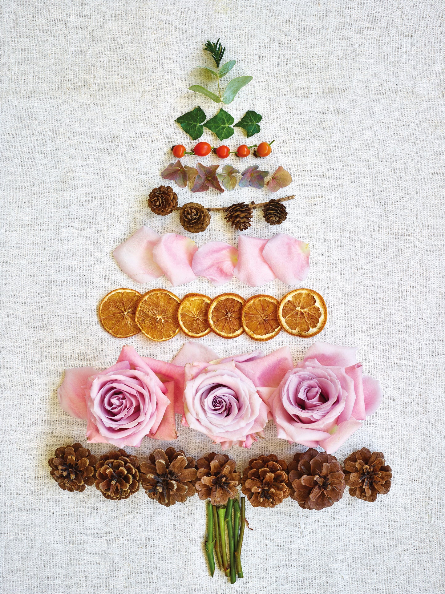 'The Pink Petal Tree' Christmas Card